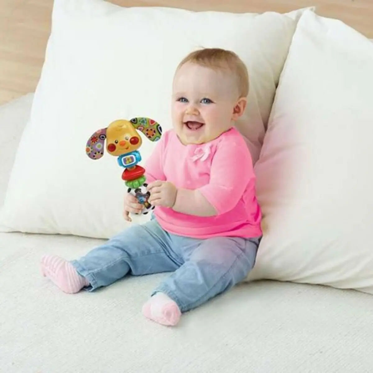 Hochet Puppy Toby Vtech (ES) - Bébé, Jouets pour la petite enfance premium pour bébé