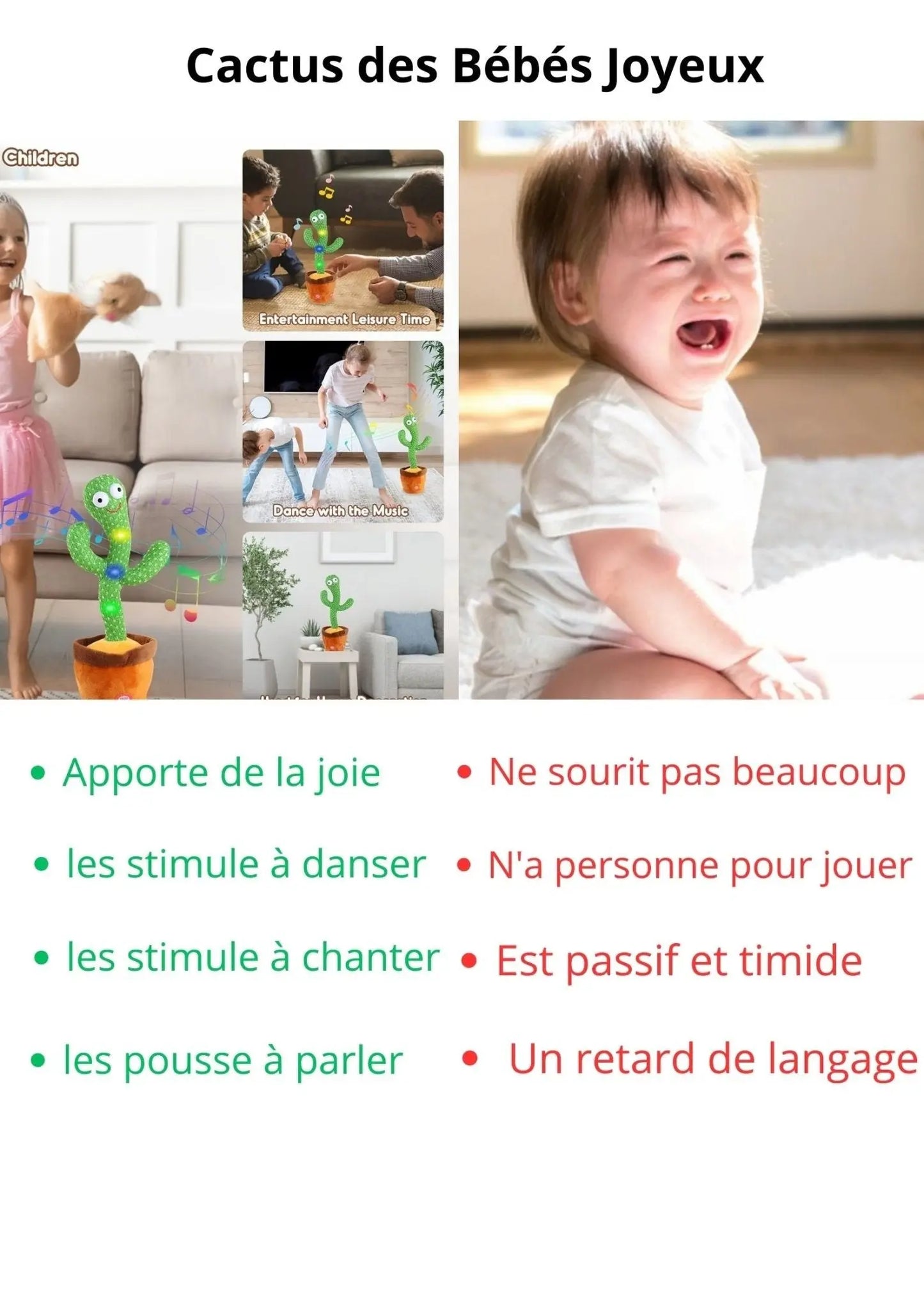 Jouet de cactus - Bébé® premium pour bébé