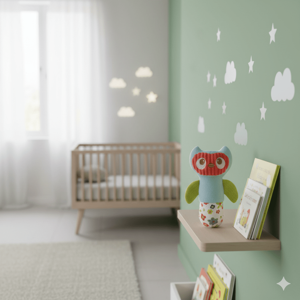 Peluche Hochet Hibou - Jouets et jeux, Peluches premium pour bébé