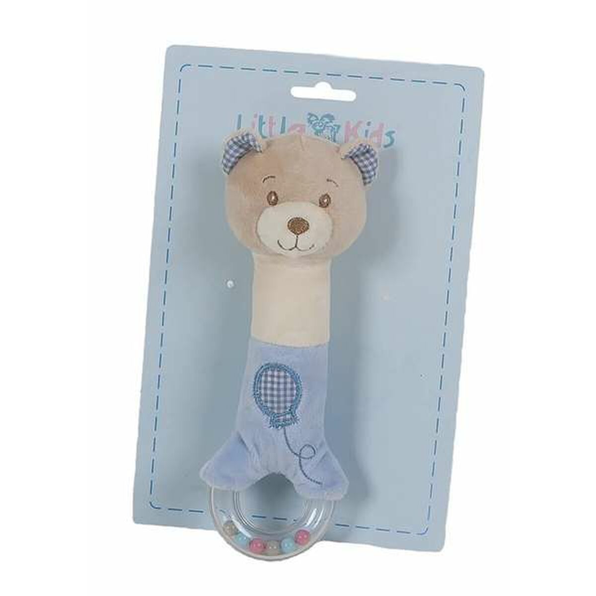 Peluche Hochet Vichi Bleu Ours Litière 20 cm 20cm - Bébé, Jouets pour la petite enfance premium pour bébé