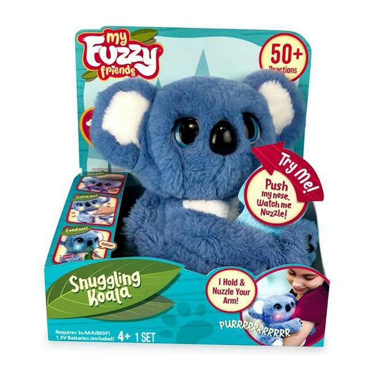 Peluche musicale Famosa 700016893 Biberon 25,4 cm (25,4 cm) - Babycute