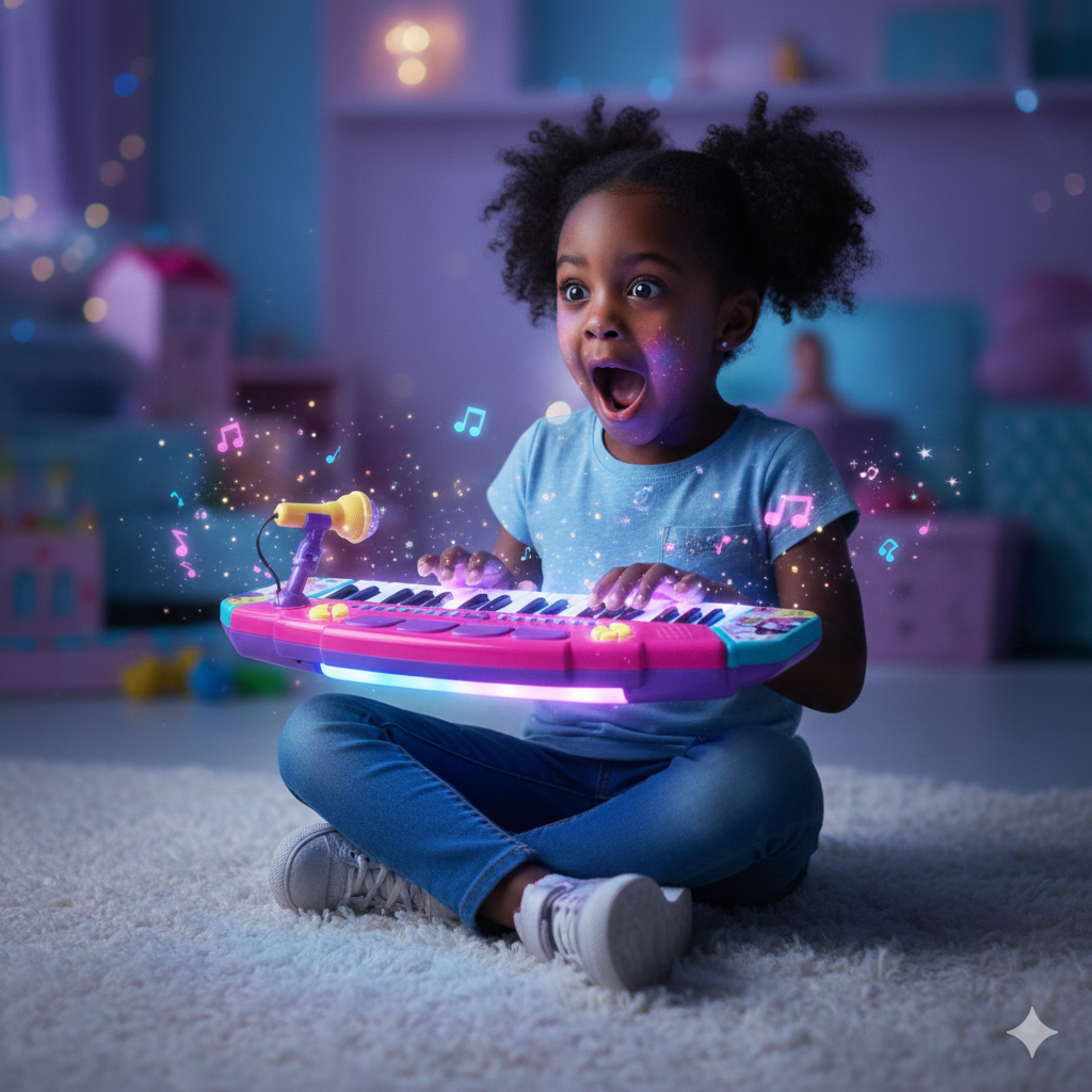 Piano Électronique Barbie Banquette - Bébé, Jouets pour la petite enfance premium pour bébé