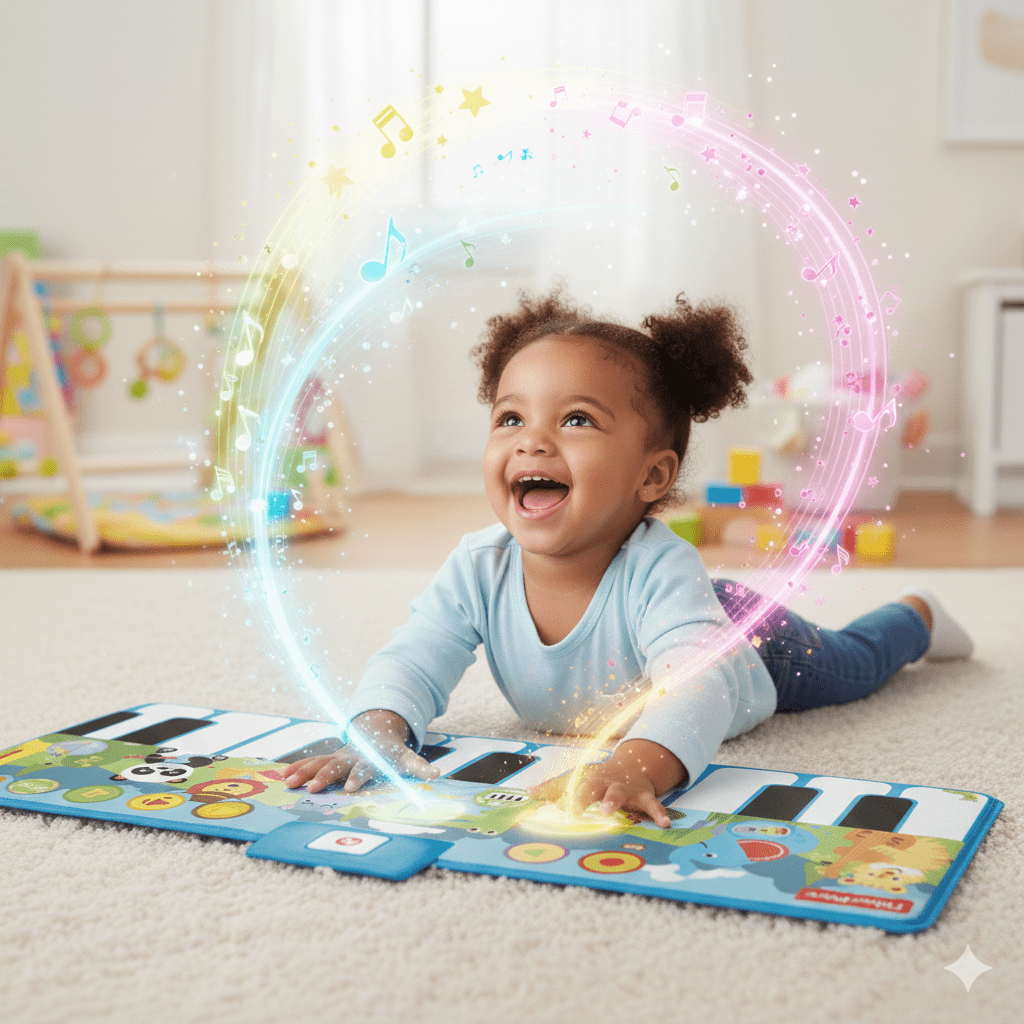 Piano Électronique Fisher-Price  Rain Forest - Jouets et jeux, Instruments de musique pour enfants premium pour bébé
