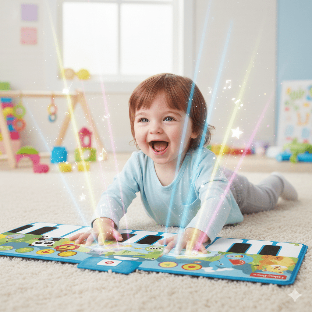 Piano Électronique Fisher-Price  Rain Forest - Jouets et jeux, Instruments de musique pour enfants premium pour bébé