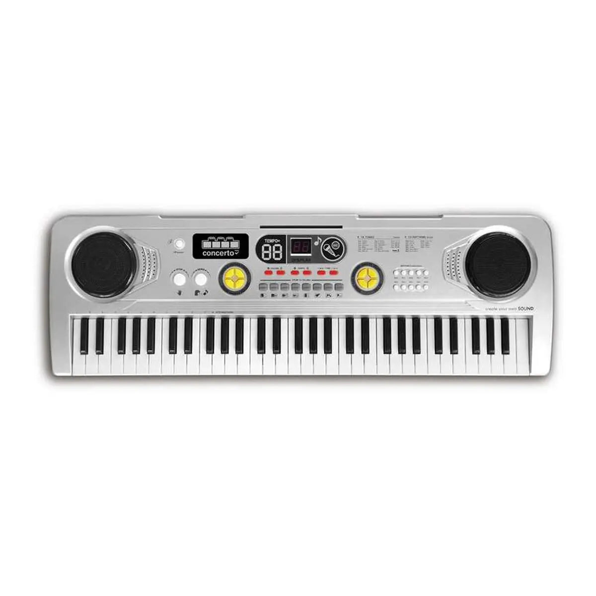 Piano Reig 8923 Argenté (73 x 22,8 x 6,5 cm) - Jouets et jeux, Instruments de musique pour enfants premium pour bébé