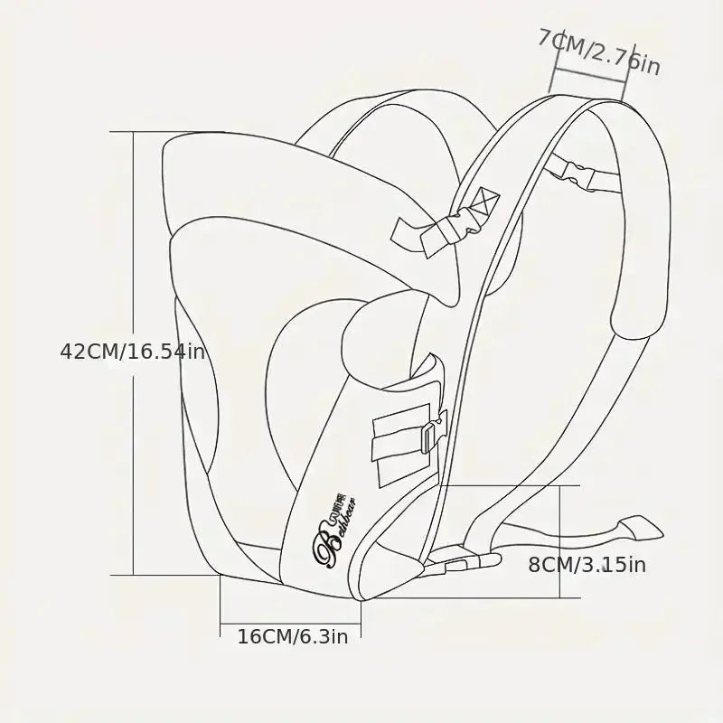 Porte Bébé Physiologique - Bébé® premium pour bébé