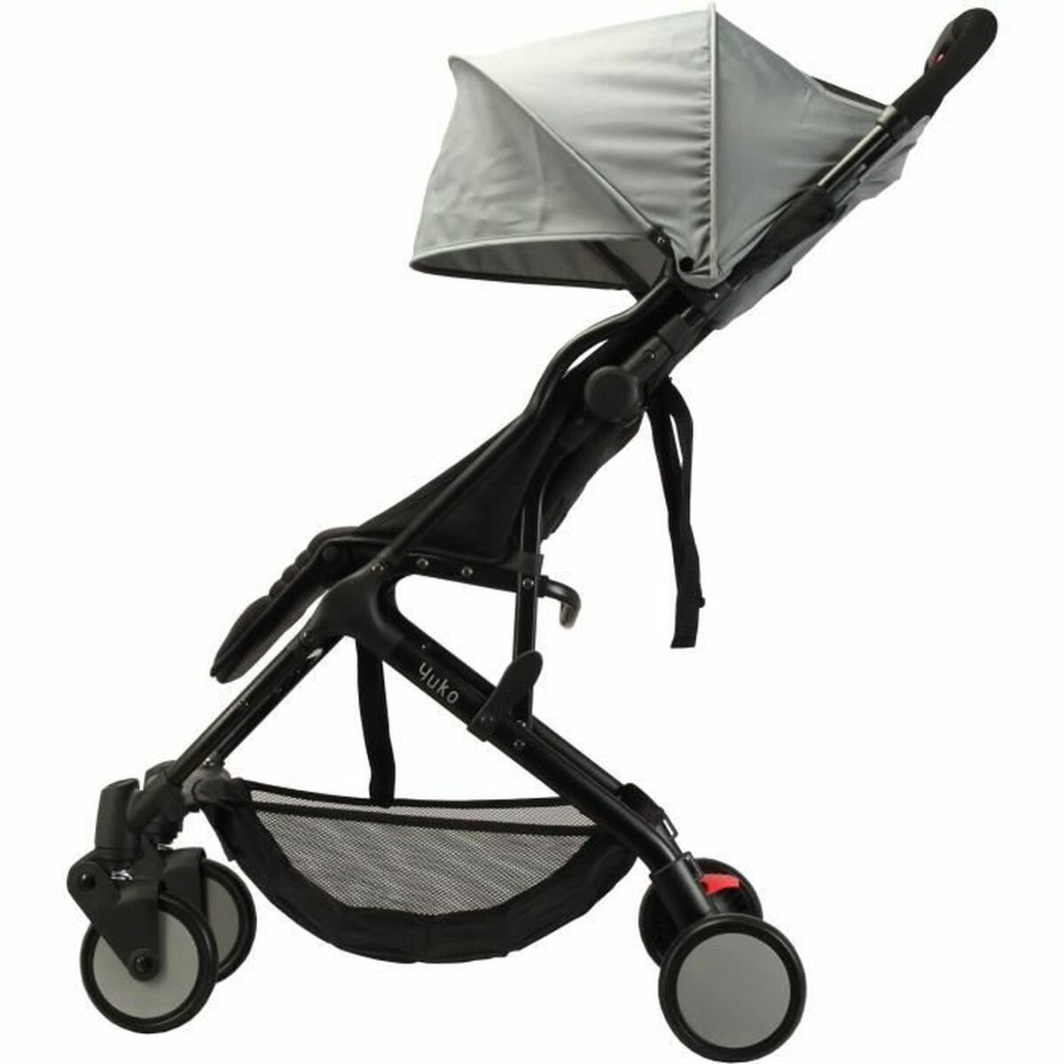 Poussette pour bébé Bambisol Noir Gris - Babycute