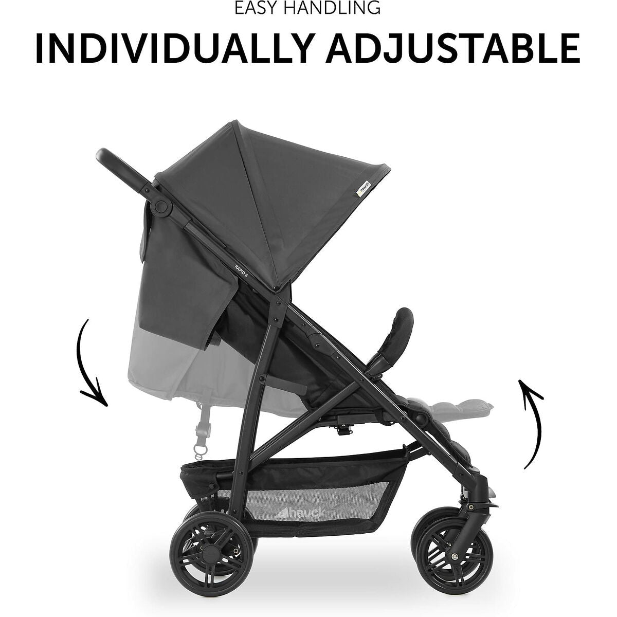 Poussette pour bébé Hauck Gris - Babycute