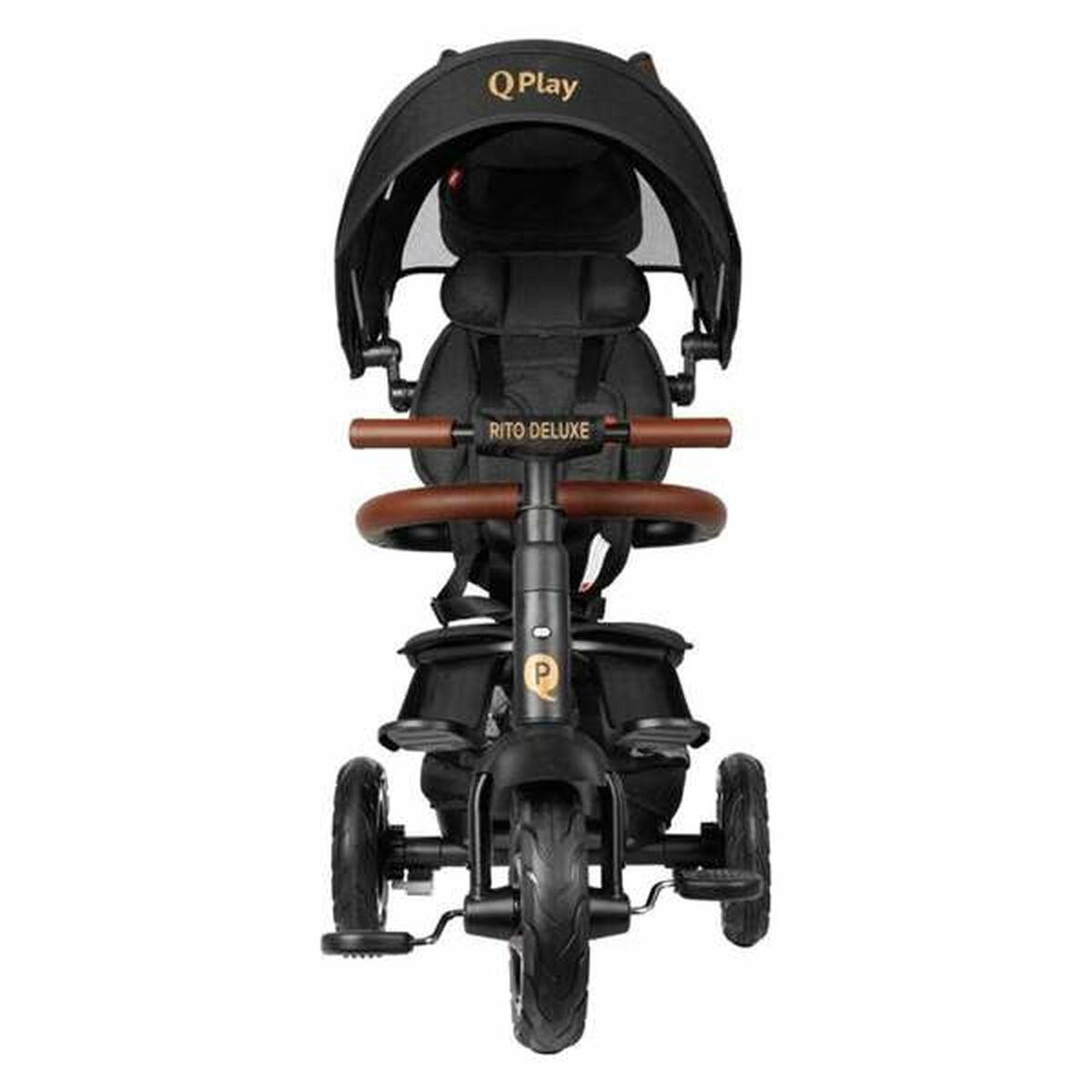 Poussette pour bébé Ocio Trends New Rito Star Deluxe Tricycle Noir - Babycute