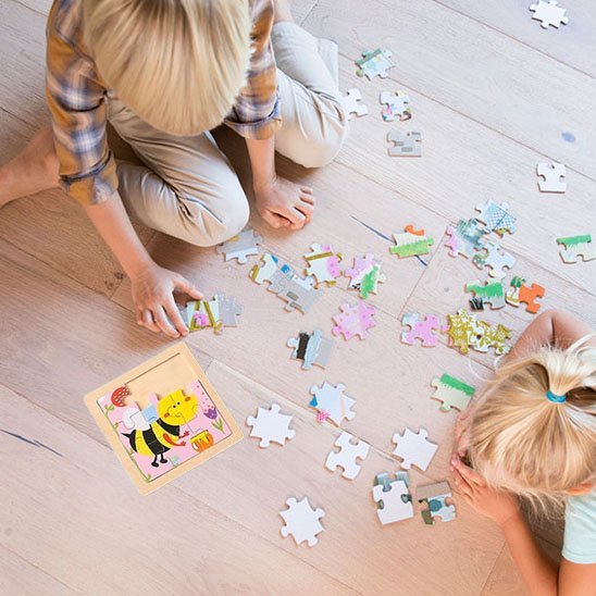Puzzle bebe | Éveil Coloré - Babycute