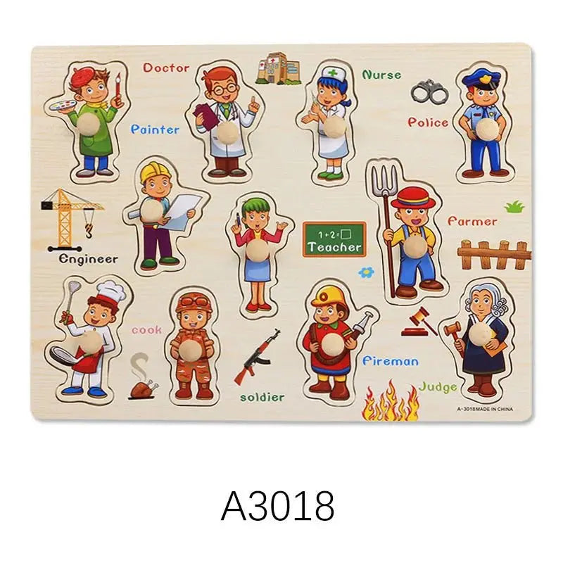 Puzzle en bois Bebe - Bébé® premium pour bébé