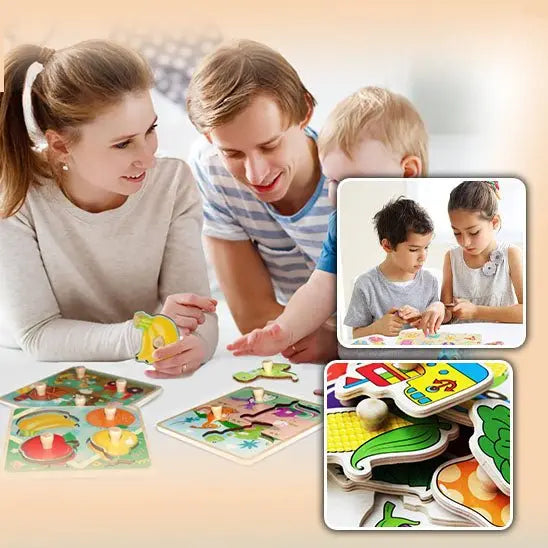 Puzzle en bois Bebe - Bébé® premium pour bébé