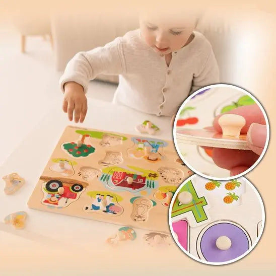 Puzzle en bois Bebe - Bébé® premium pour bébé