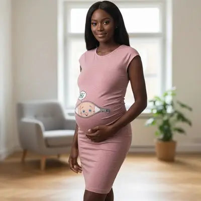 Robe grossesse | Élégance Maternité - produit premium pour bébé