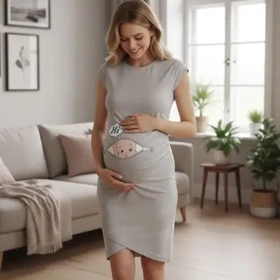 Robe grossesse | Élégance Maternité - produit premium pour bébé