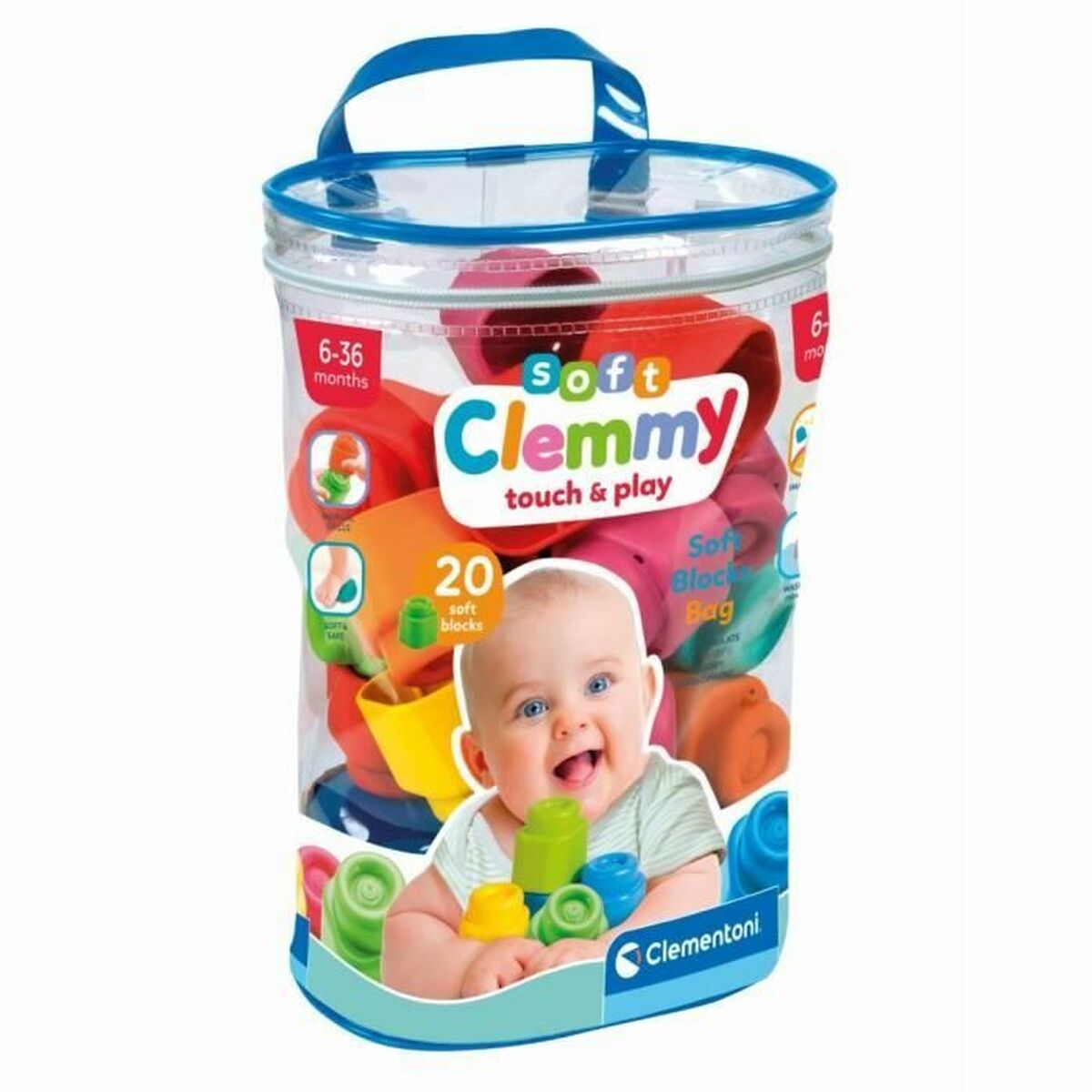 Set de construction Clementoni 20 Pièces - Jouets et jeux premium pour bébé