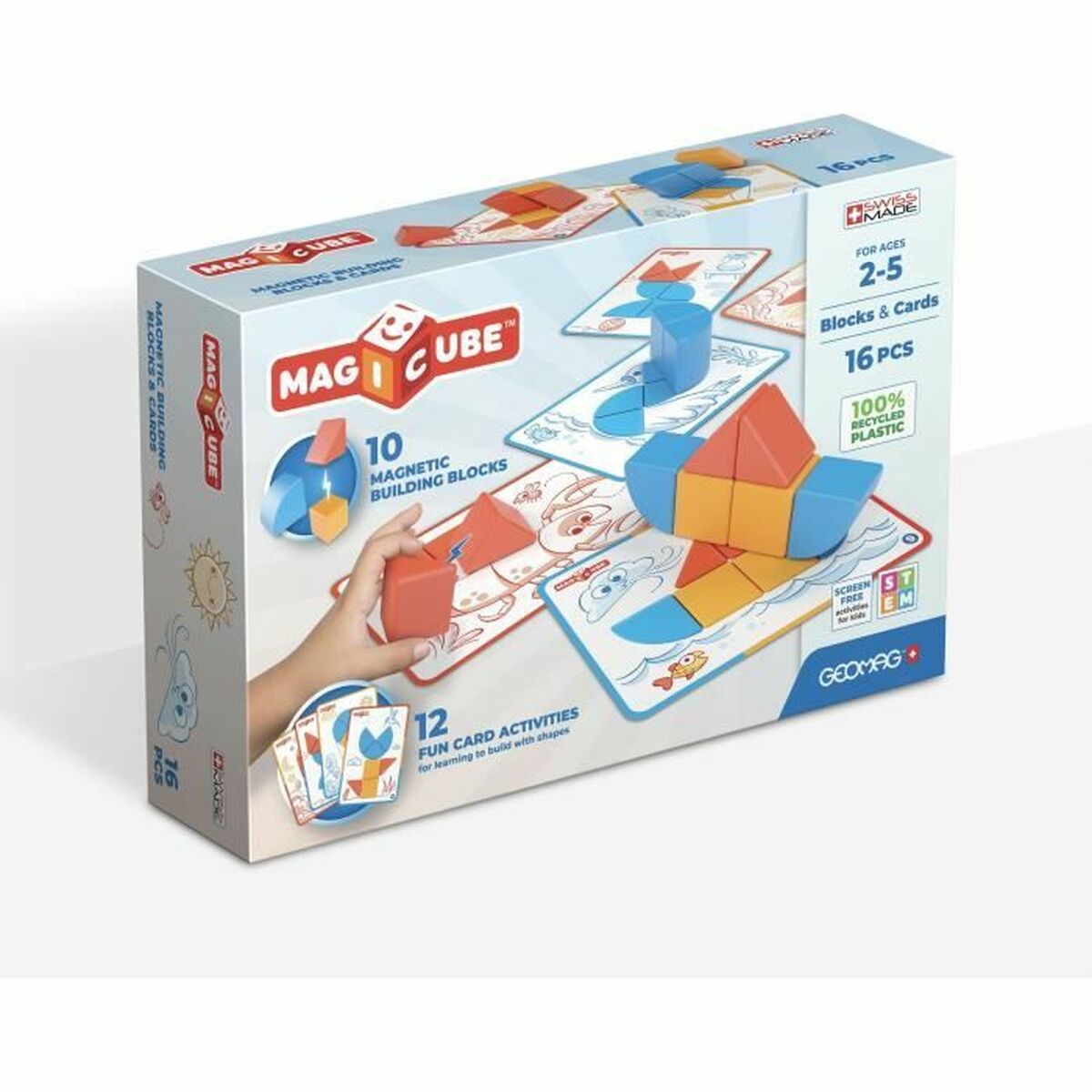Set de construction Geomag Magicube - Jouets et jeux premium pour bébé