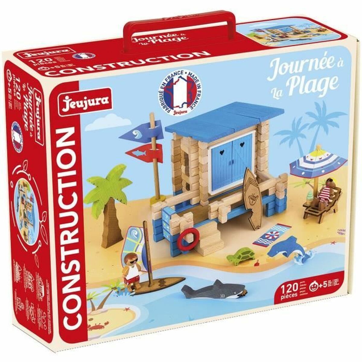 Set de construction Jeujura Beach Day - Jouets et jeux premium pour bébé