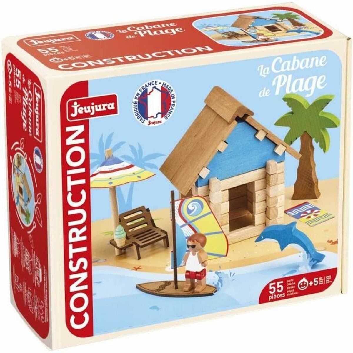 Set de construction Jeujura The Beach Hut - Jouets et jeux premium pour bébé