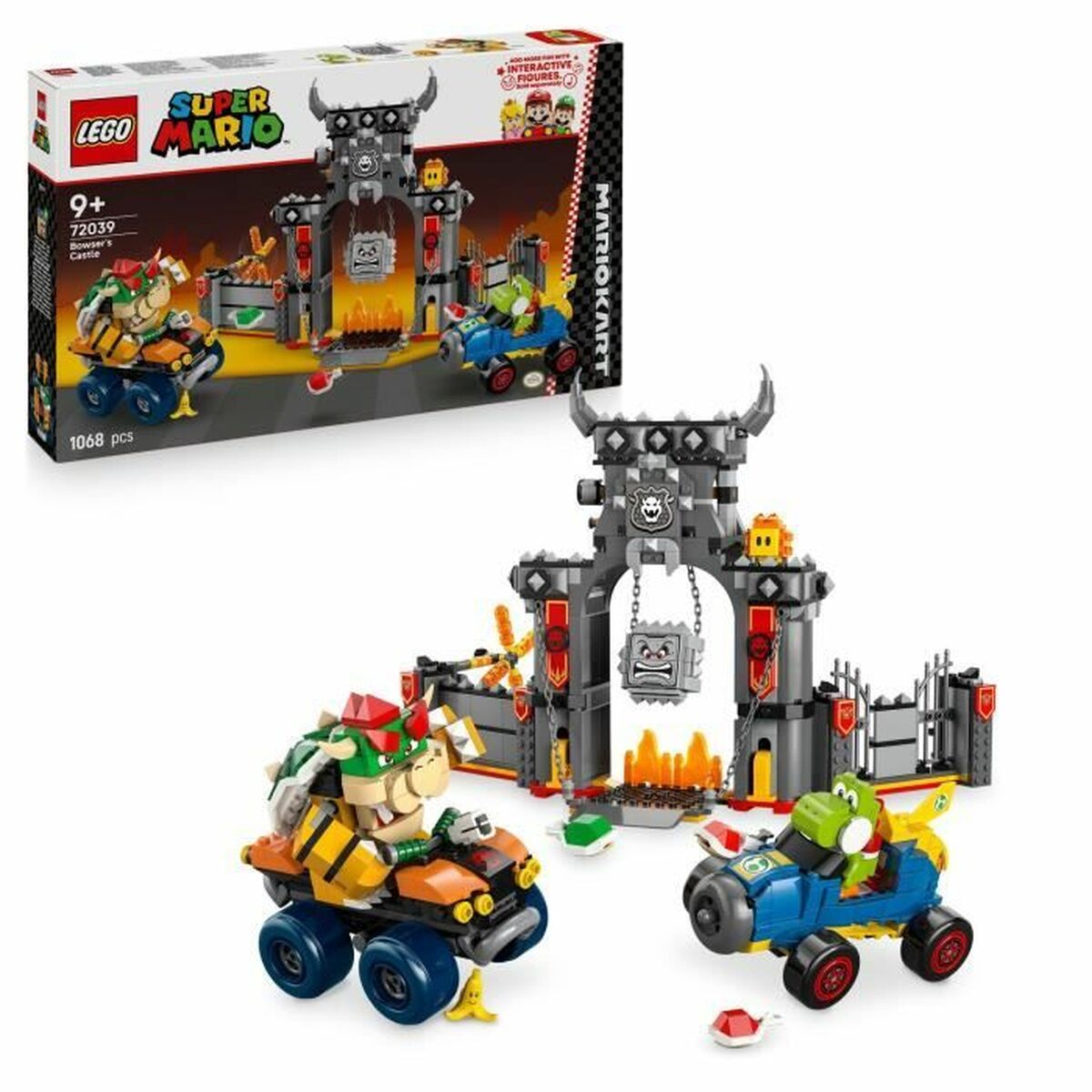 Set de construction Lego 72039 Bowser's Castle 1068 Pièces - Jouets et jeux premium pour bébé