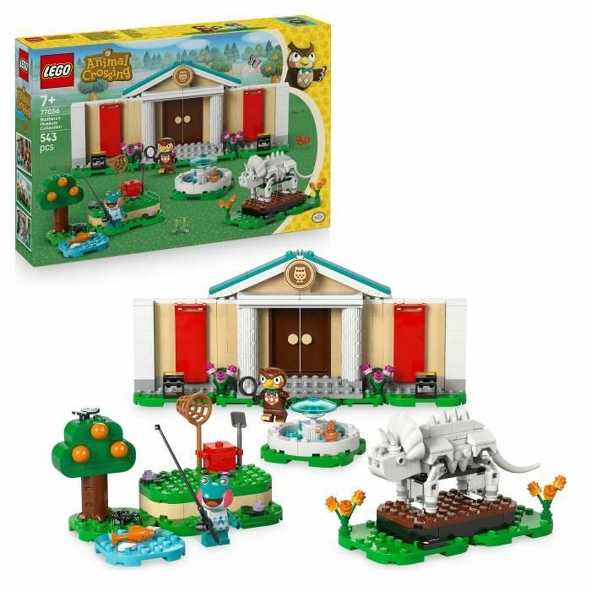 Set de construction Lego 77056 Animal Crossing Socrates Museum 543 Pièces - Jouets et jeux premium pour bébé