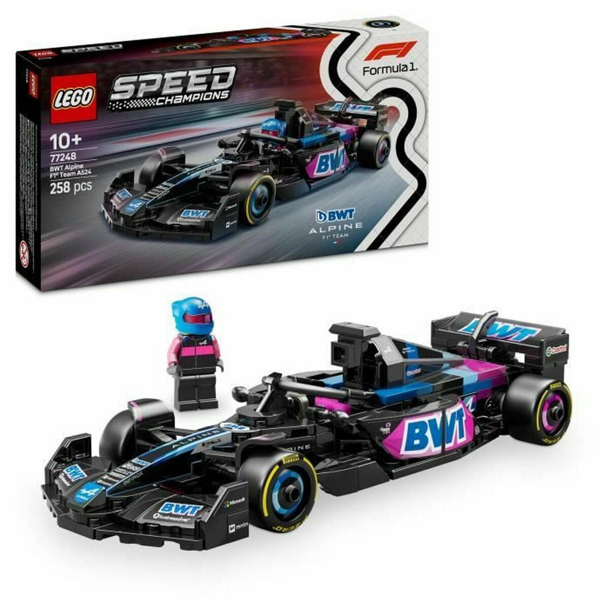 Set de construction Lego 77248 BWT Alpine Team A524 258 Pièces - Jouets et jeux premium pour bébé