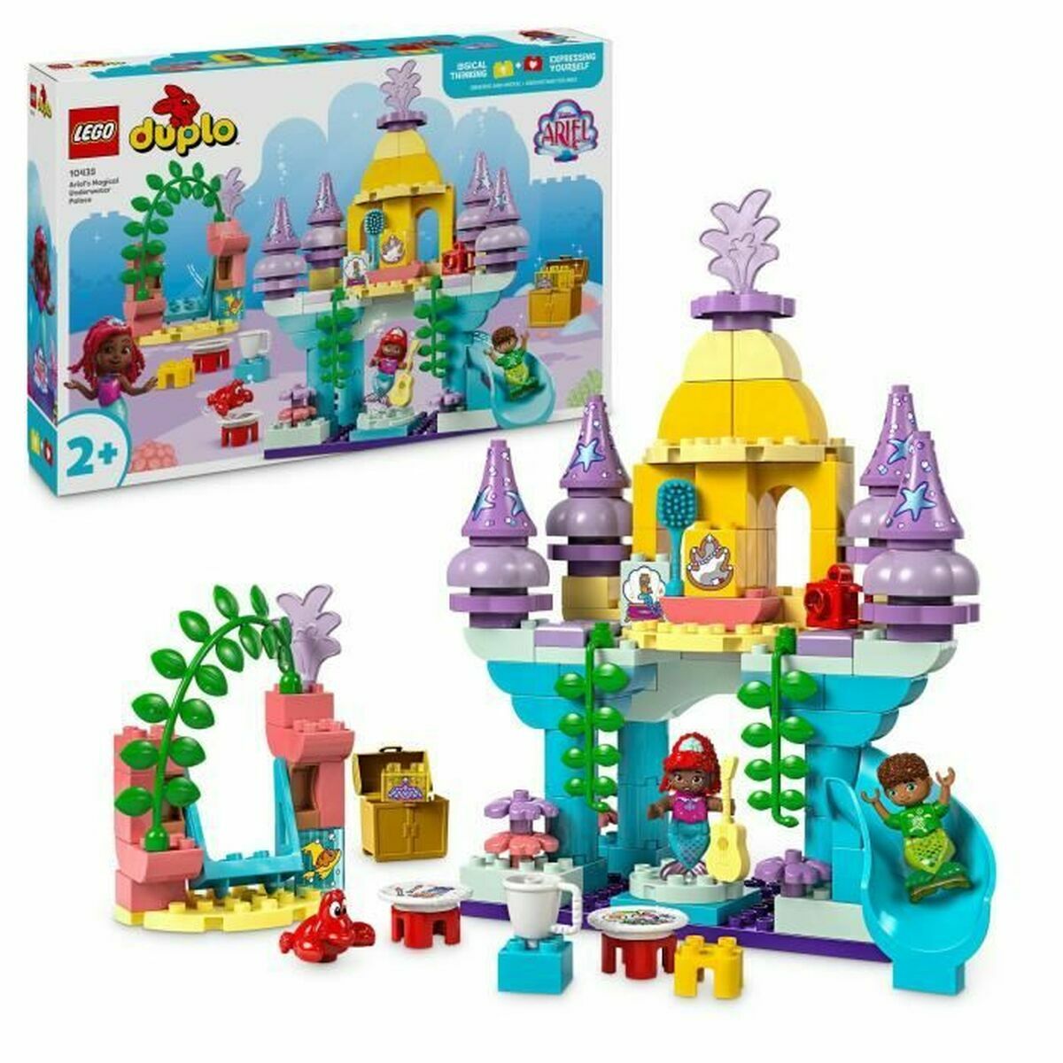 Set de construction Lego Disney 10435 Ariel's Magical Underwater Palace Multicouleur 116 Pièces - Jouets et jeux premium pour bébé