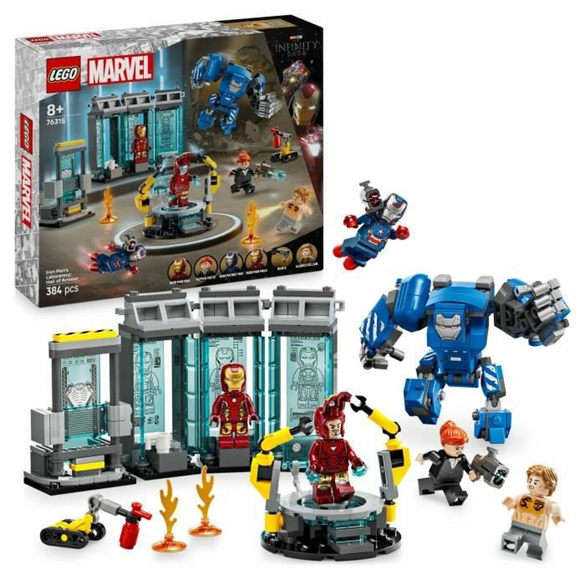 Set de construction Lego Iron Man 76315 - Jouets et jeux premium pour bébé