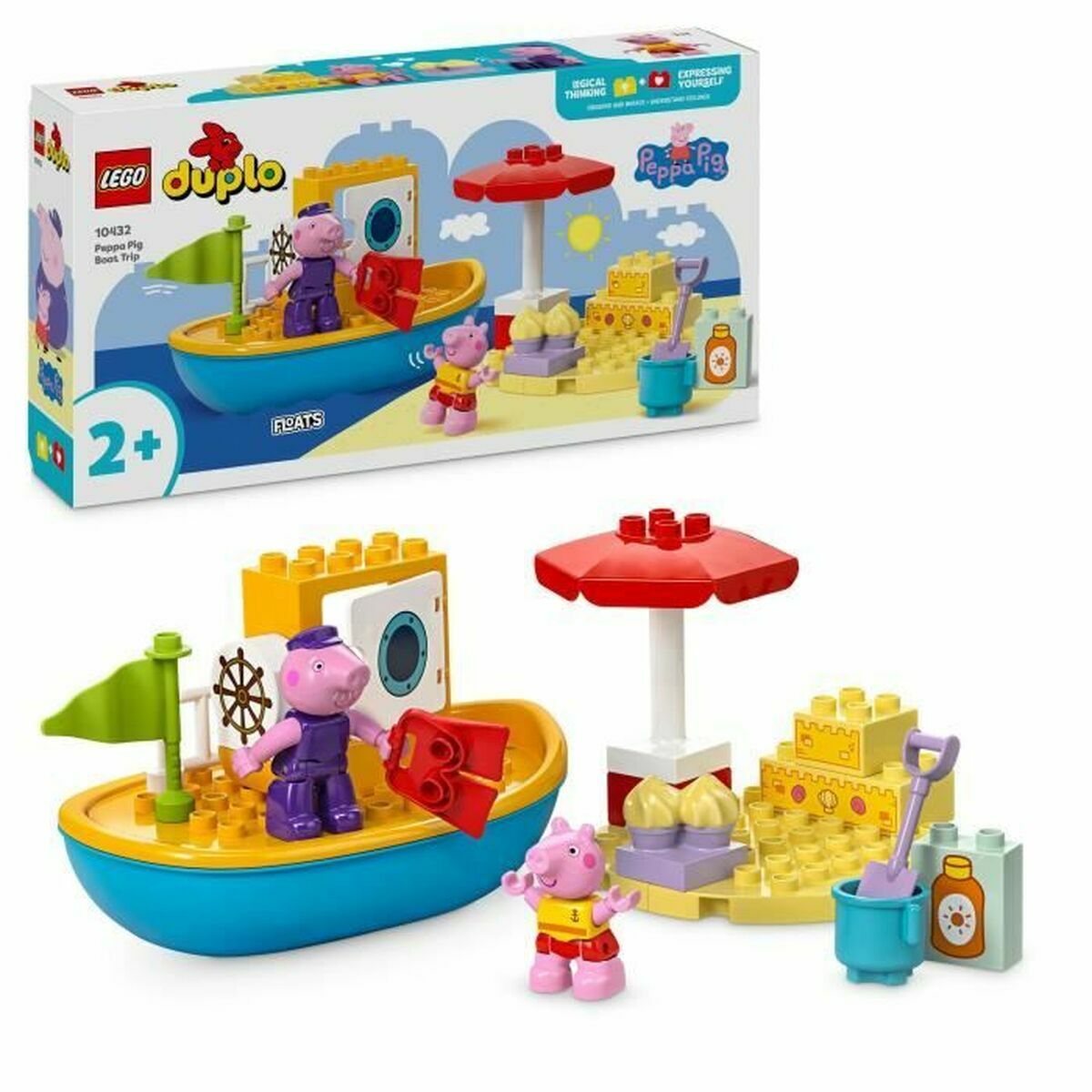 Set de construction Lego Peppa Pig's Boat Trip Multicouleur - Jouets et jeux premium pour bébé
