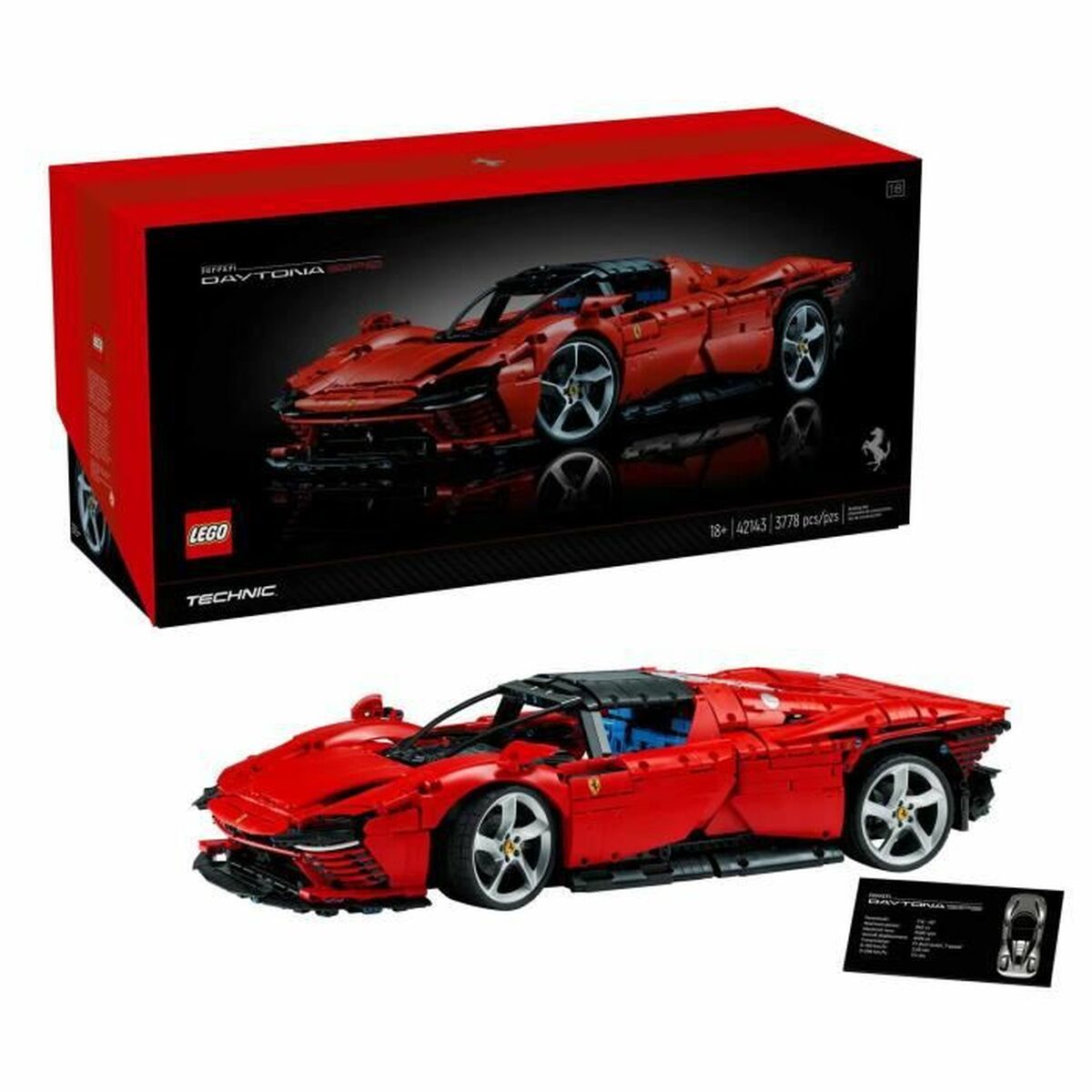 Set de construction   Lego Technic 42143 Ferrari Daytona SP3         Multicouleur 3778 Pièces - Jouets et jeux premium pour bébé