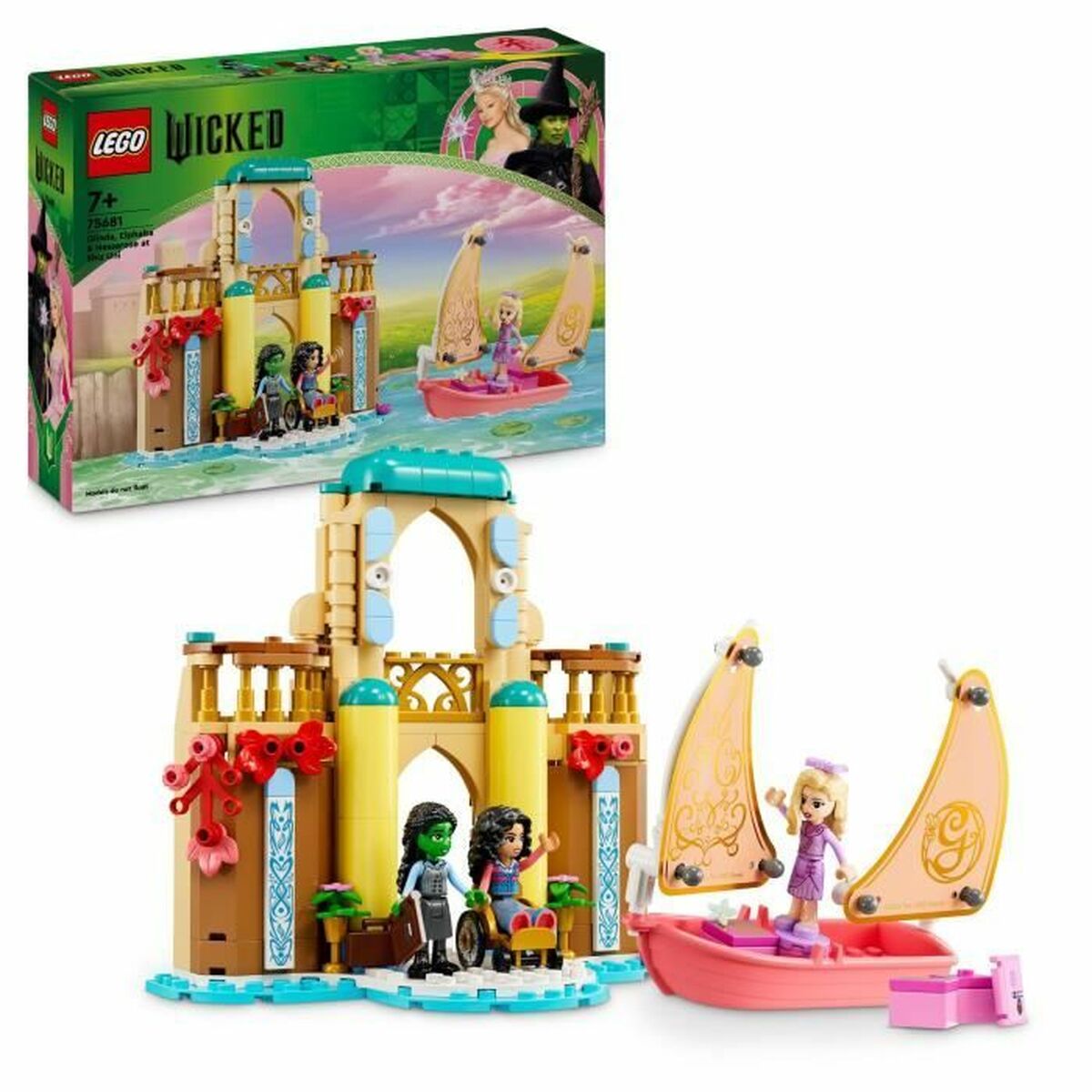 Set de construction Lego Wicked 75681 Glinda Elphaba and Nessarose at Shiz University 304 Pièces - Jouets et jeux premium pour bébé