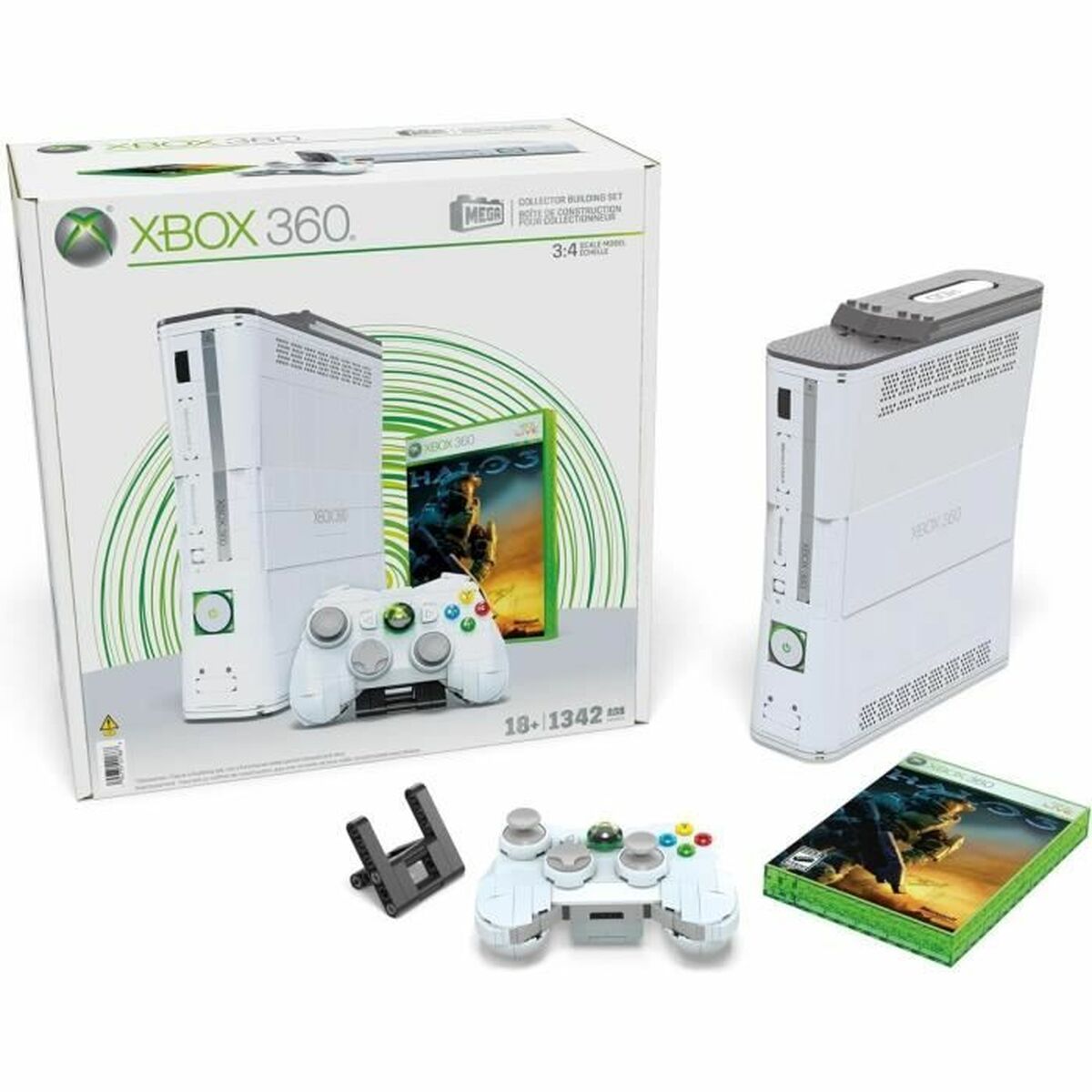 Set de construction MEGA BRANDS Xbox 360 1342 Pièces - Jouets et jeux premium pour bébé