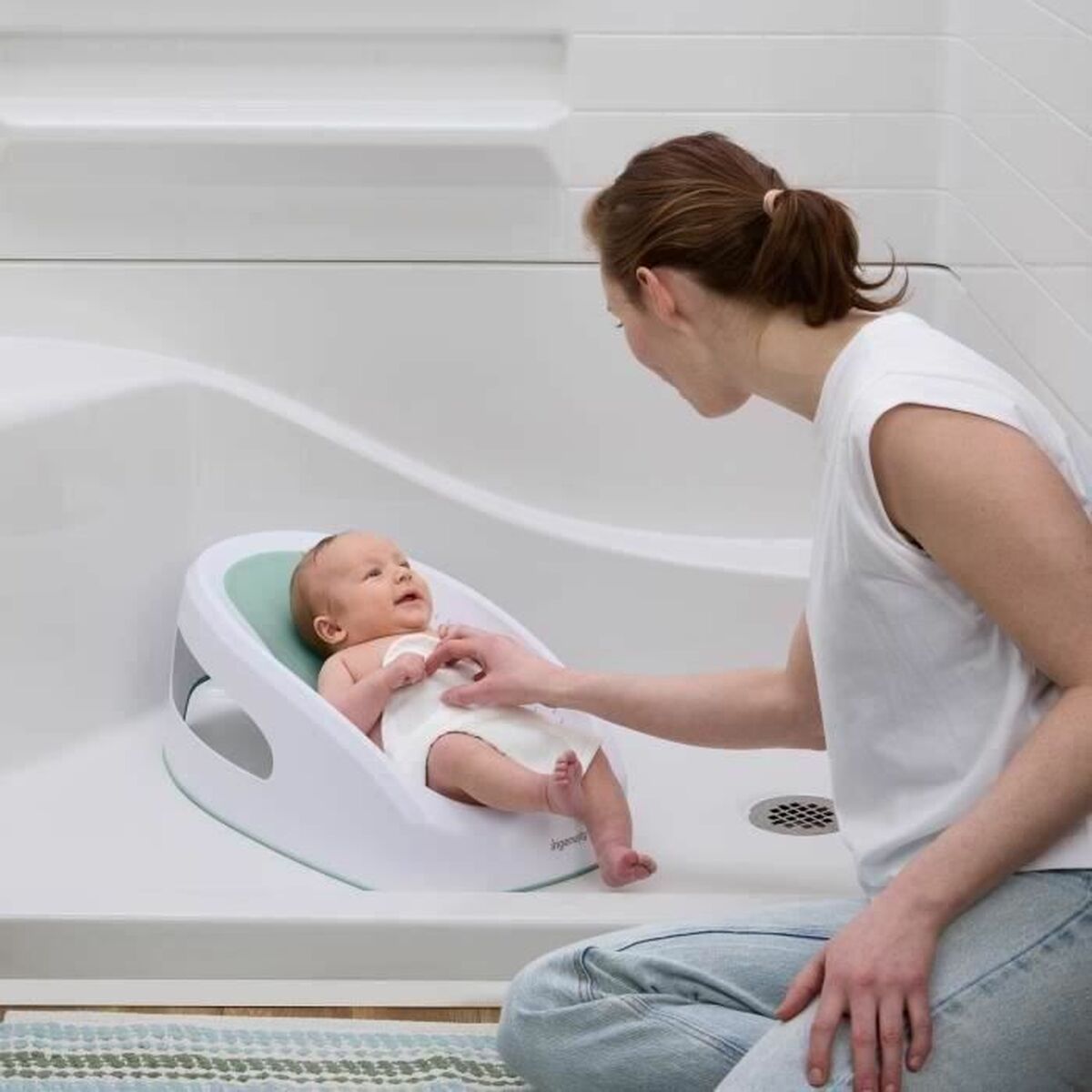 Siège de baignoire Ingenuity Vert 21,8 x 34,5 x 56,4 cm TPE - Babycute