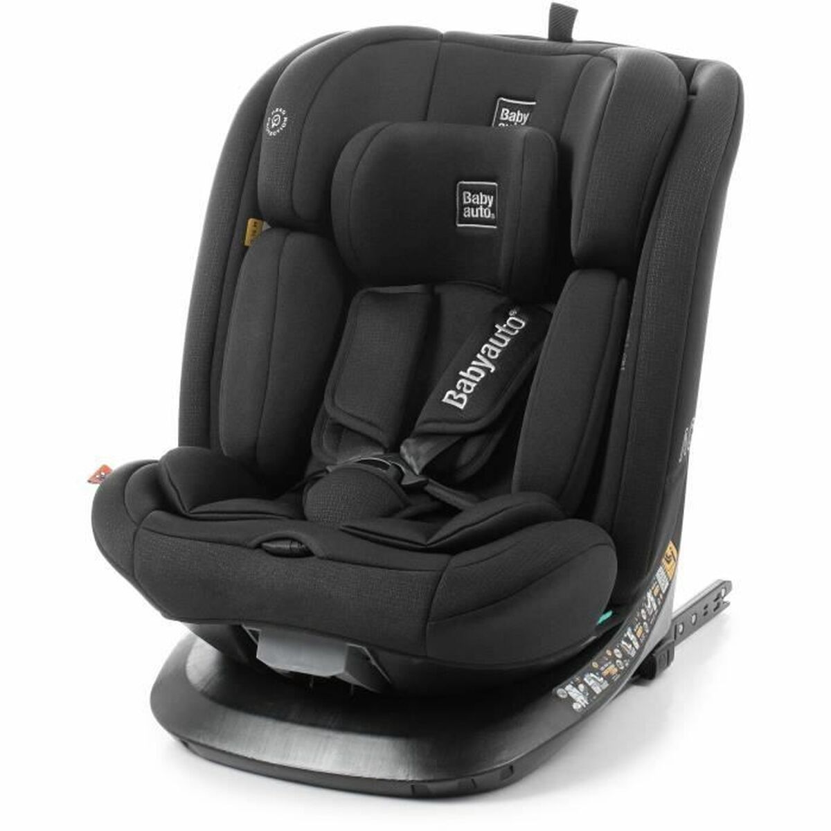 Siège de Voiture Babyauto ACROSS Noir 0 (de 0 a 10 kilos) I (9 - 18 kg) II (15 - 25 kg) III (22 - 36 kg) Enfant ECE R129/04 - Babycute