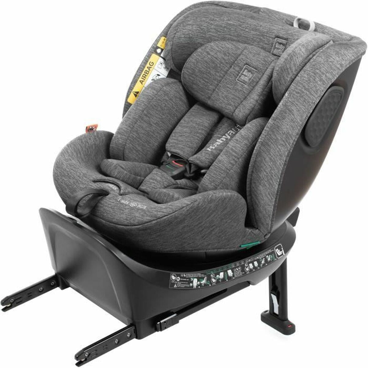 Siège de Voiture Babyauto CORE Gris 0 (de 0 a 10 kilos) I (9 - 18 kg) II (15 - 25 kg) III (22 - 36 kg) Enfant ECE R129/04 - Babycute