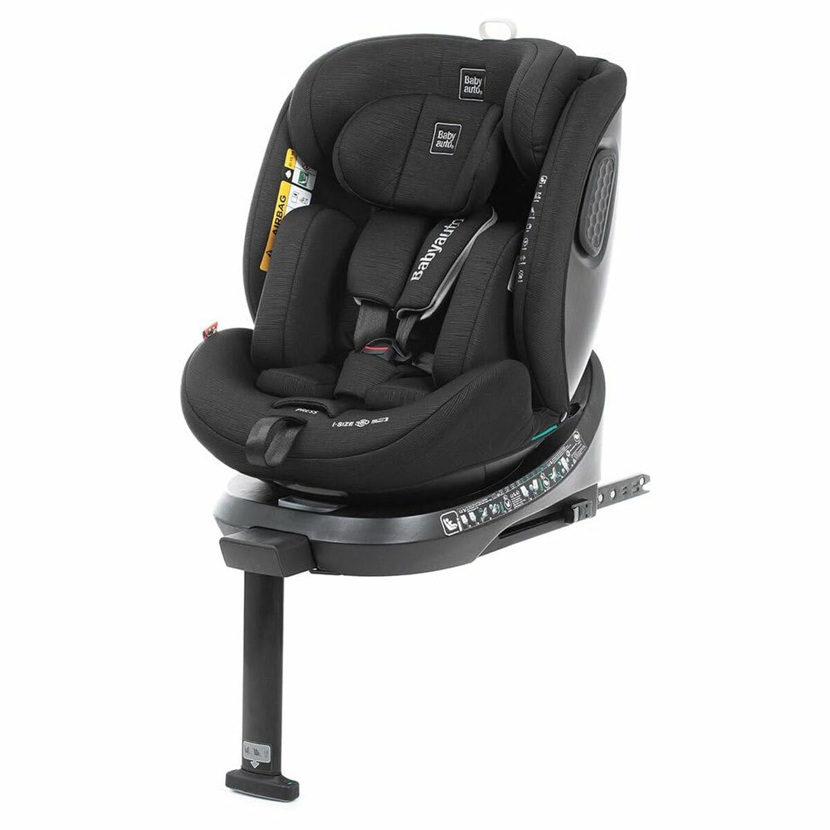 Siège de Voiture Babyauto CORE Noir 0 (de 0 a 10 kilos) I (9 - 18 kg) II (15 - 25 kg) III (22 - 36 kg) Enfant ECE R129/04 - Babycute