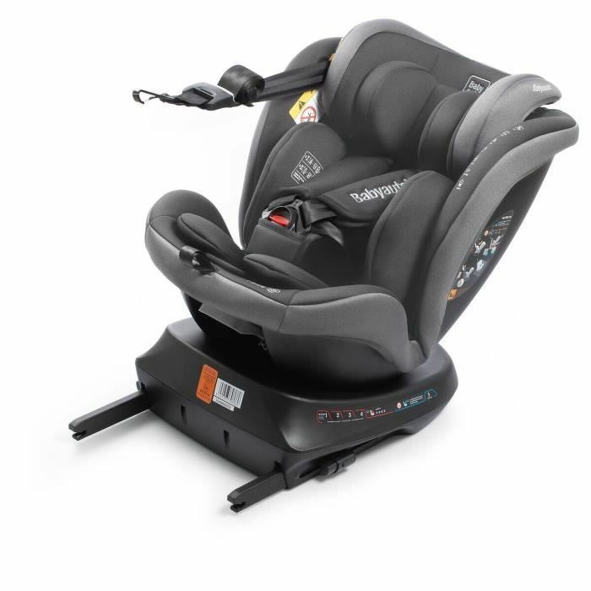 Siège de Voiture Babyauto RODIA Gris 0 (de 0 a 10 kilos) I (9 - 18 kg) II (15 - 25 kg) III (22 - 36 kg) Enfant ECE R129/04 - Babycute