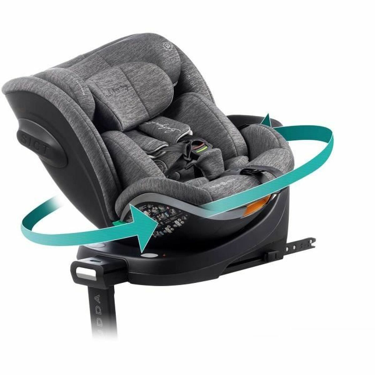 Siège de Voiture Babyauto SCUDDA GREY DOBBY Gris 0 (de 0 a 10 kilos) 0+ (de 0 a 13 kilos) I (9 - 18 kg) II (15 - 25 kg) III (22 - Babycute