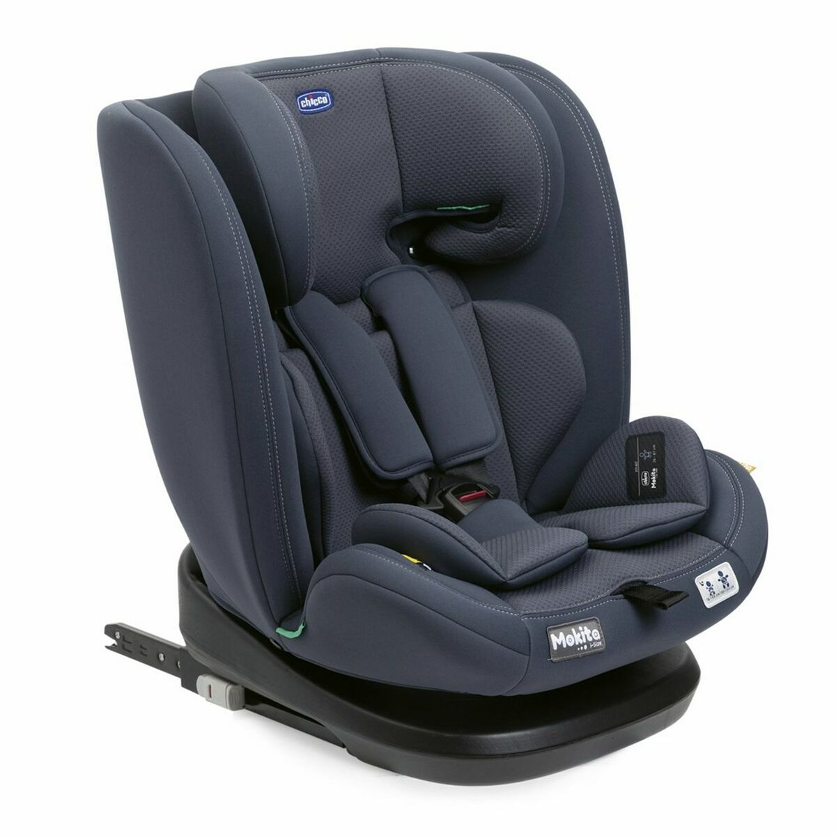 Siège de Voiture Chicco 0+ (de 0 a 13 kilos) I (9 - 18 kg) II (15 - 25 kg) III (22 - 36 kg) ECE R129/04 Bleu - Babycute