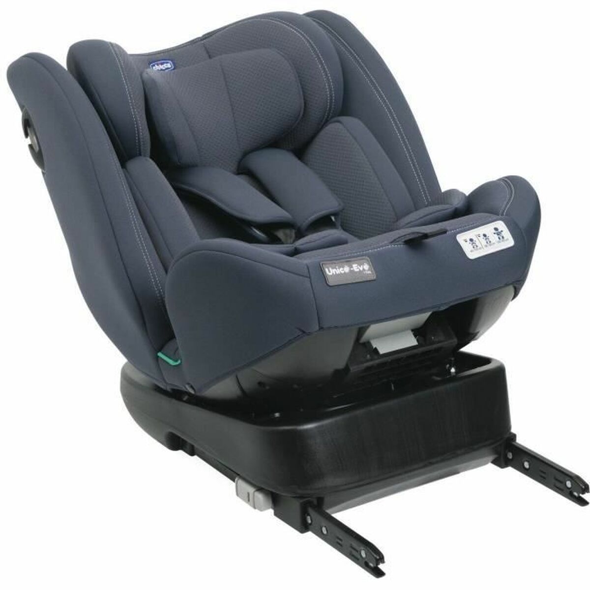 Siège de Voiture Chicco Evo i - Size Bleu Gris ECE R129/04 - Babycute
