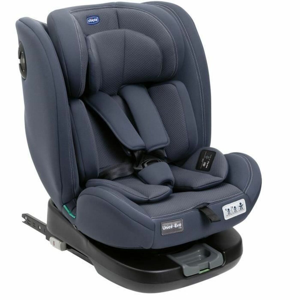 Siège de Voiture Chicco Evo i - Size Bleu Gris ECE R129/04 - Babycute