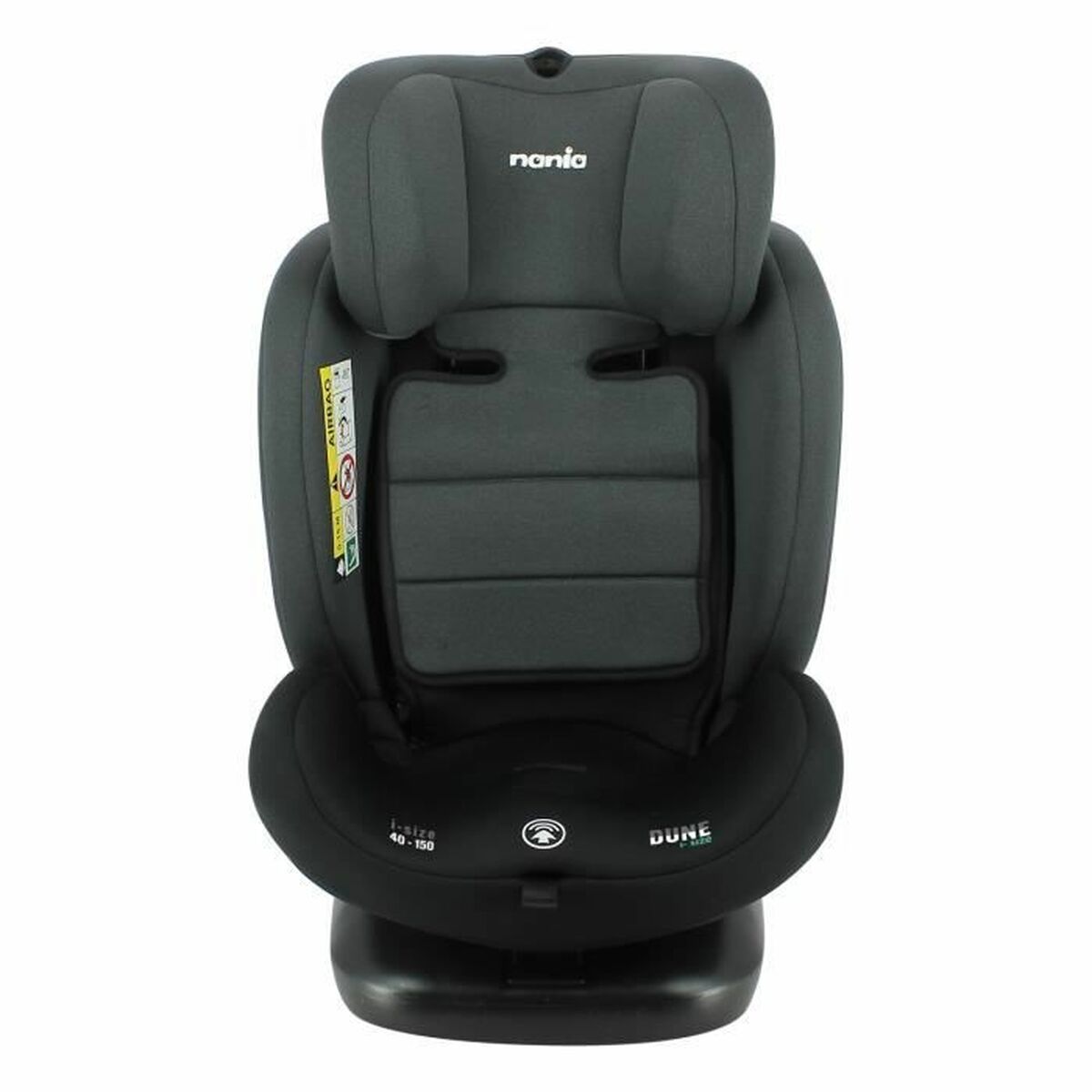 Siège de Voiture Nania Dune Noir Gris ECE R129/04 ISOFIX - Babycute