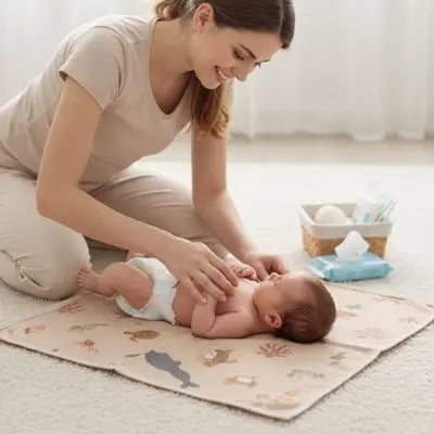 Tapis à langer nomade | Imperméable & Compact - Bébé, Hygiène et soins premium pour bébé