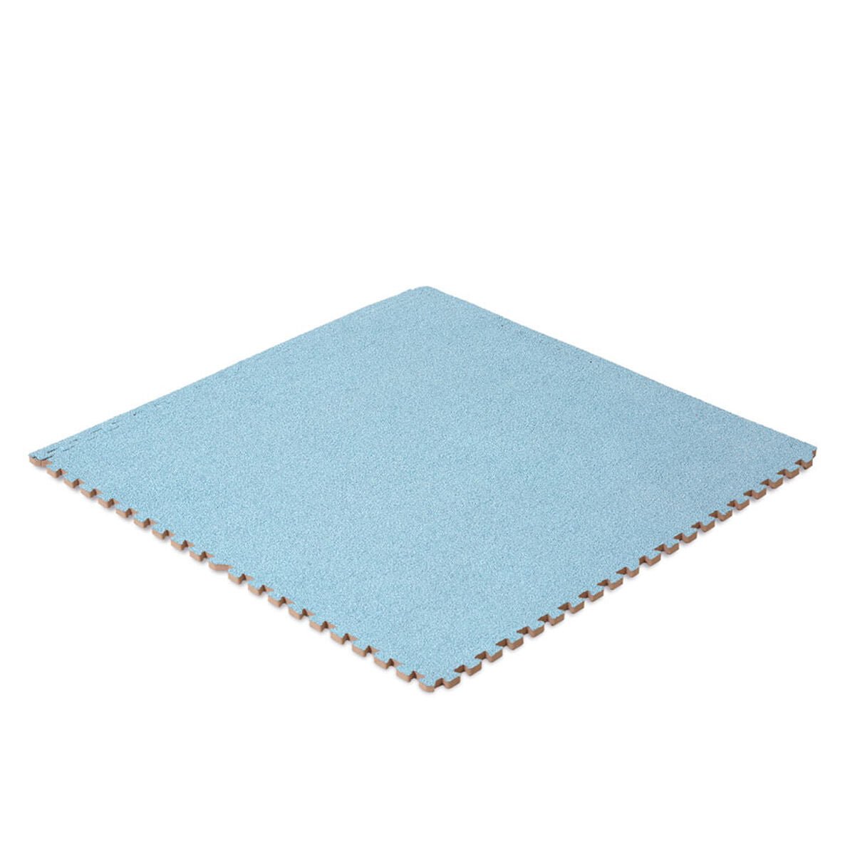 Tapis de jeu 60 x 60 x 1 cm Bleu 4 Pièces - Babycute