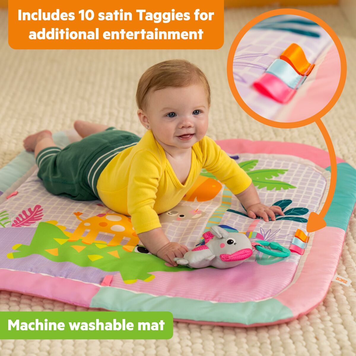 Tapis de jeu Bright Starts Jungle - Babycute