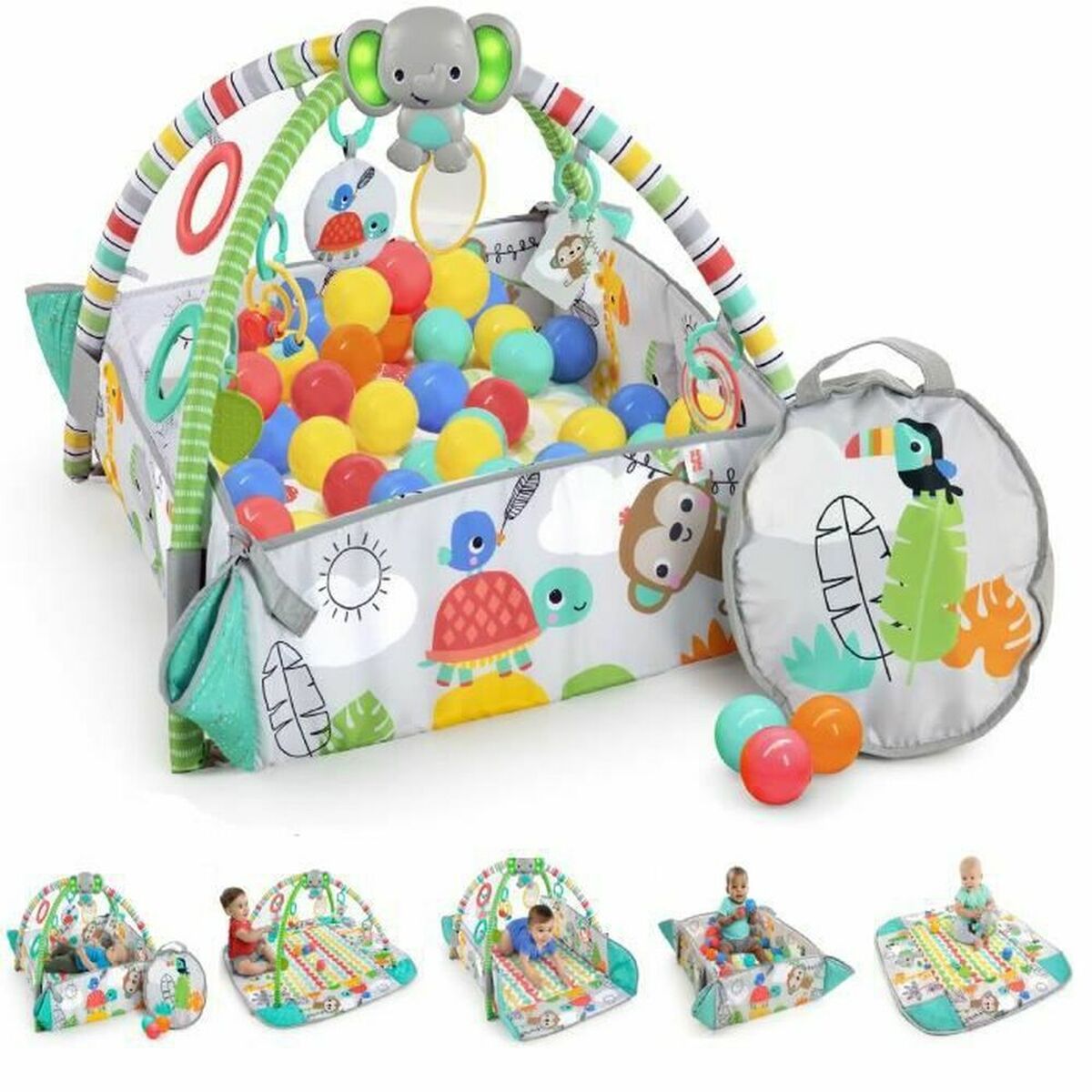 Tapis de jeu Bright Starts Multicouleur - Babycute