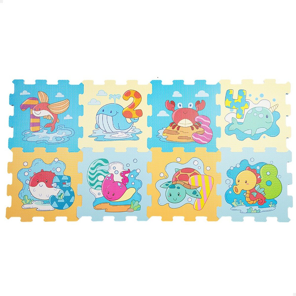 Tapis de jeu Colorbaby Marin EVA 8 Pièces (4 Unités) - Babycute