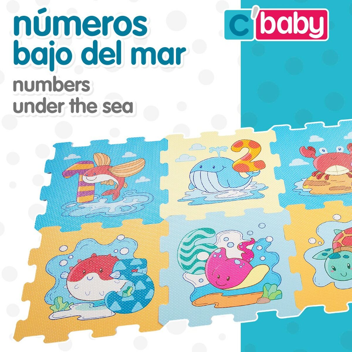 Tapis de jeu Colorbaby Marin EVA 8 Pièces (4 Unités) - Babycute
