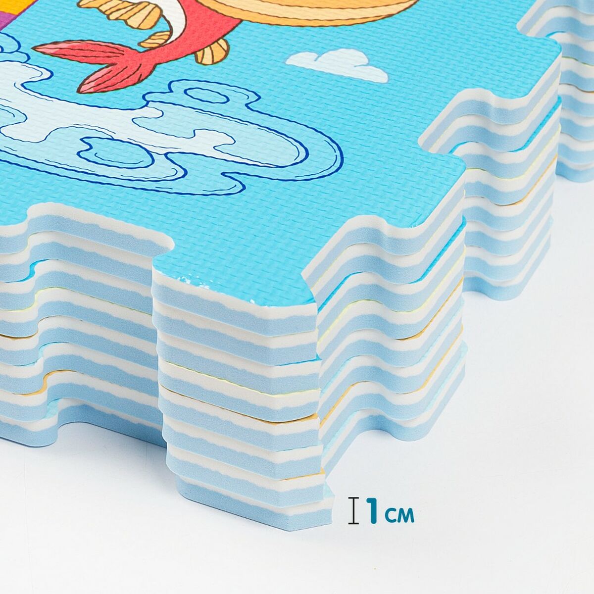 Tapis de jeu Colorbaby Marin EVA 8 Pièces (4 Unités) - Babycute