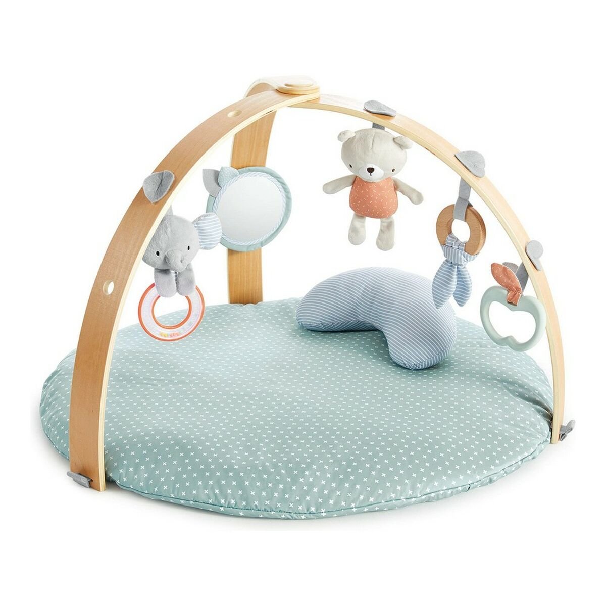 Tapis de jeu Ingenuity Réversible Bois - Babycute